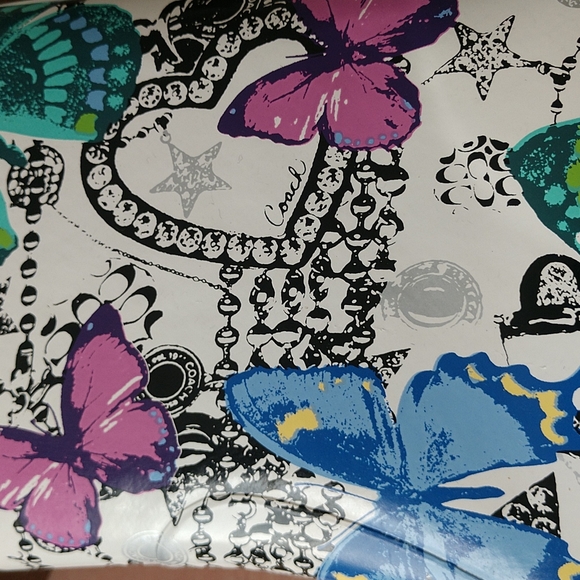 #16 COACH Ursula Jewel Butterfly Rainboots. NIB = NWT - Picture 2 of 16